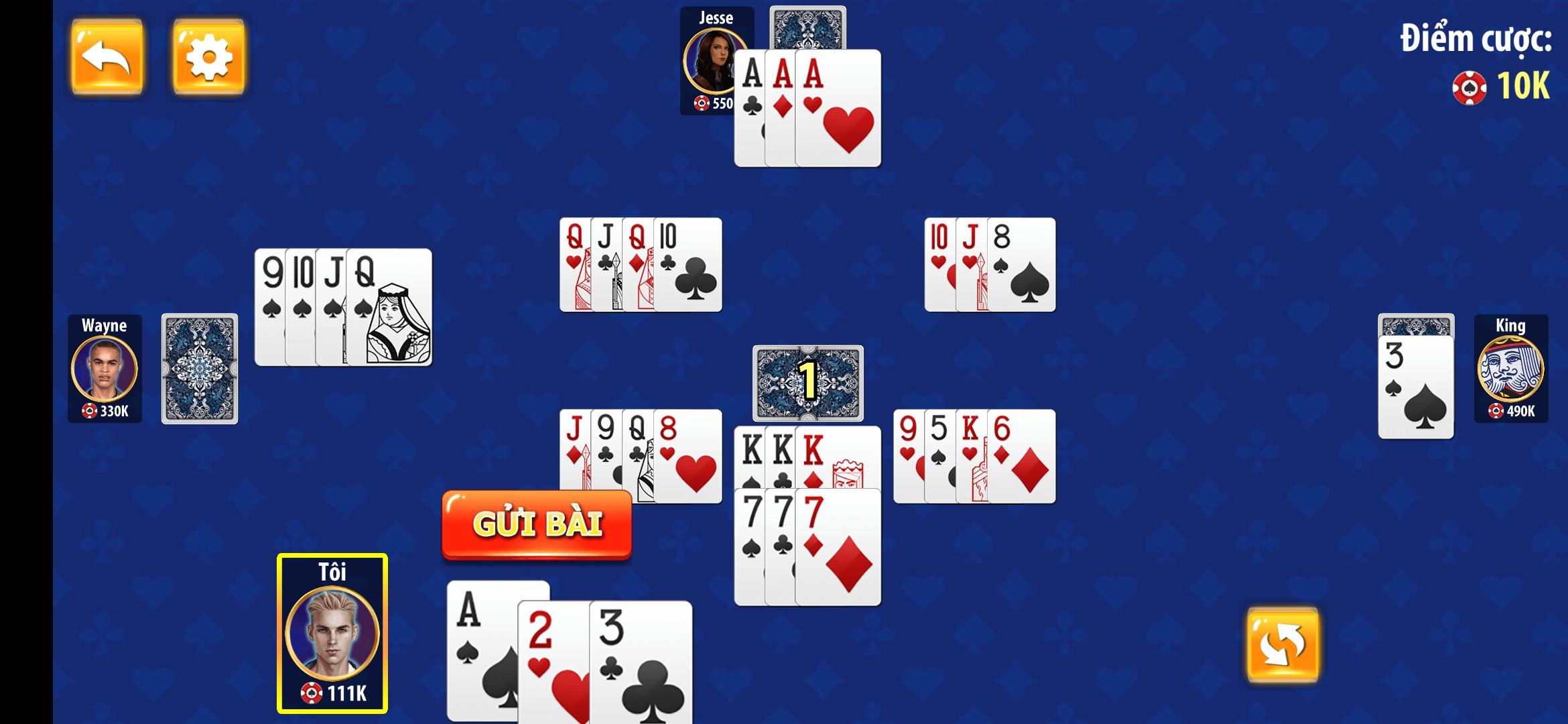 Tất cả lượt chia bài đều sử dụng RNG đạt chuẩn quốc tế