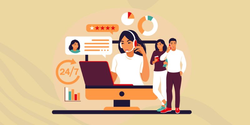 Chăm sóc khách hàng 24/7, xử lý mọi sự cố kịp thời